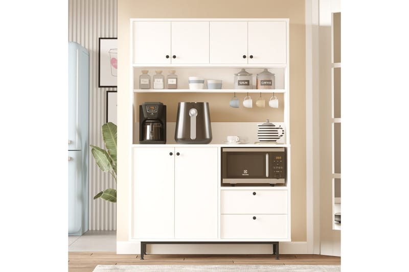 Donae Highboard - Vit - Förvaring - Förvaringsmöbler - Byrå