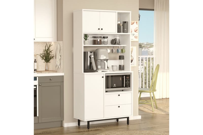 Donae Highboard - Vit - Förvaring - Förvaringsmöbler - Byrå