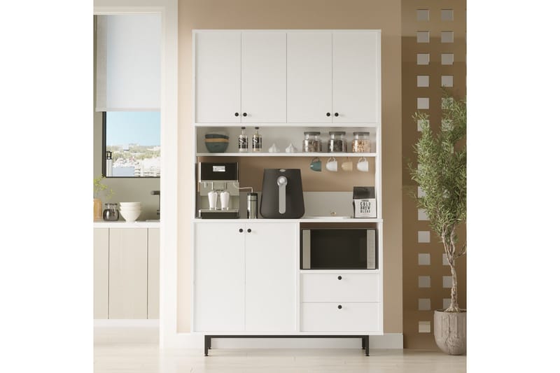 Donae Highboard - Vit - Förvaring - Förvaringsmöbler - Byrå
