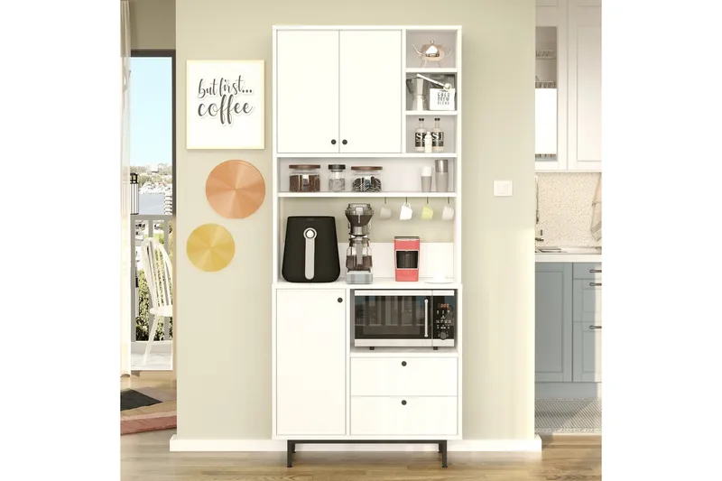 Donae Highboard - Vit - Förvaring - Förvaringsmöbler - Byrå