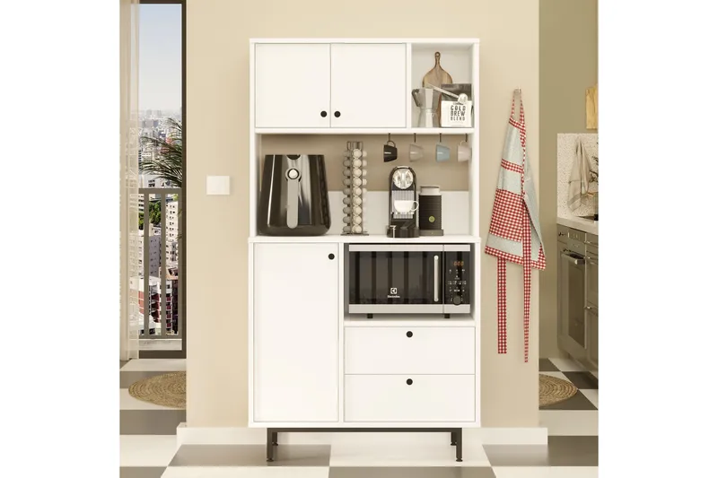 Donae Highboard - Vit - Förvaring - Förvaringsmöbler - Byrå