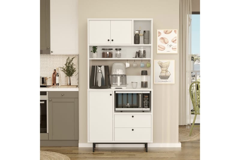 Donae Highboard - Vit - Förvaring - Förvaringsmöbler - Byrå
