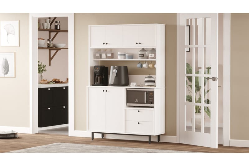 Donae Highboard - Vit - Förvaring - Förvaringsmöbler - Byrå