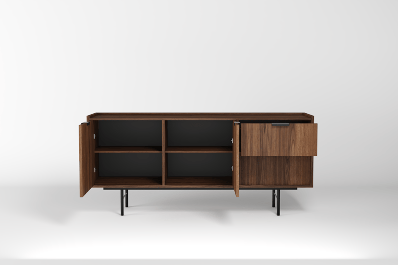 Dravo Skänk 68x150 cm - Warmia valnöt - Förvaring - Förvaringsmöbler - Skänkar & sideboards