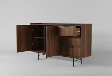 Dravo Skänk 90x150 cm - Warmia valnöt - Förvaring - Förvaringsmöbler - Skänkar & sideboards