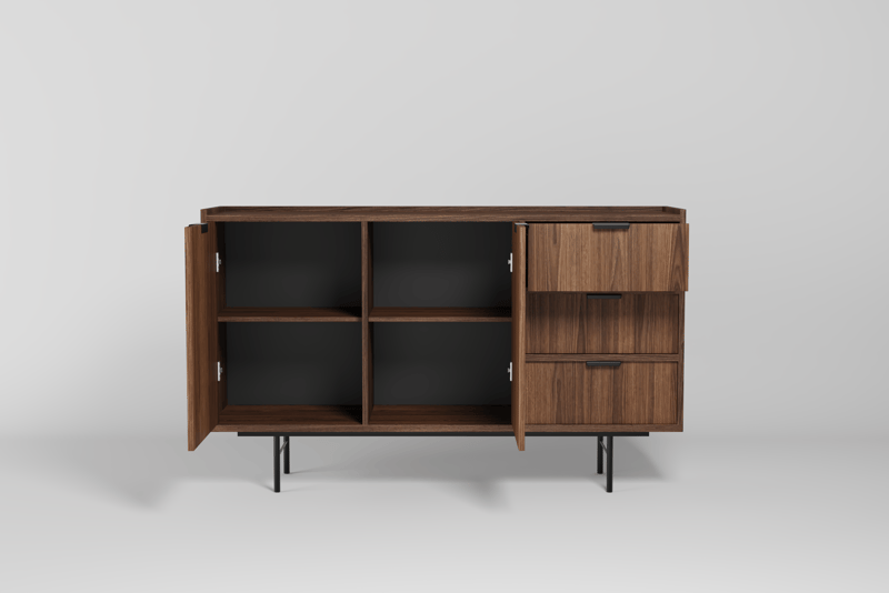 Dravo Skänk 90x150 cm - Warmia valnöt - Förvaring - Förvaringsmöbler - Skänkar & sideboards