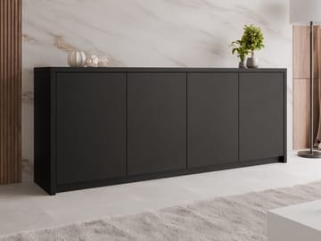 Driva Skänk 198 cm - Svart - Förvaring - Förvaringsmöbler - Skänkar & sideboards