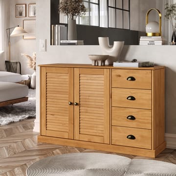 Edith Skänk 125x80 cm i Furu - Brun - Förvaring - Förvaringsmöbler - Skänkar & sideboards