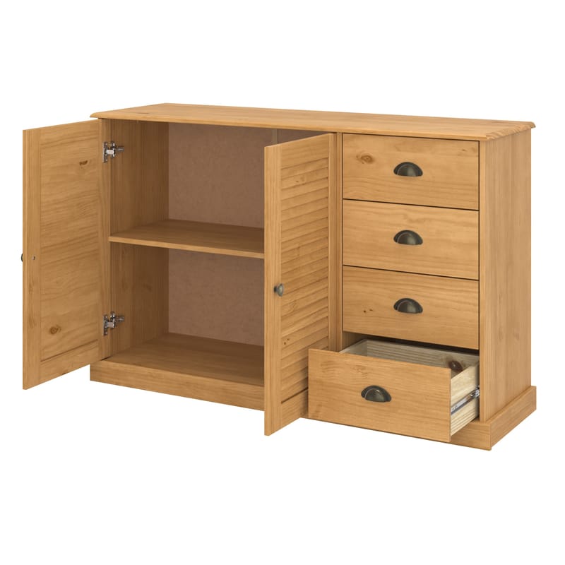 Edith Skänk 125x80 cm i Furu - Brun - Förvaring - Förvaringsmöbler - Skänkar & sideboards