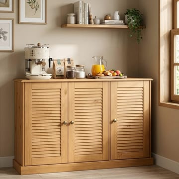 Edith Skänk 125x80 cm i Trä - Brun - Förvaring - Förvaringsmöbler - Skänkar & sideboards
