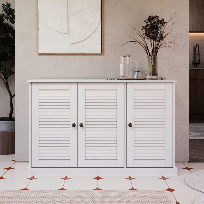 Edith Skänk 125x80 cm - Vit - Förvaring - Förvaringsmöbler - Skänkar & sideboards