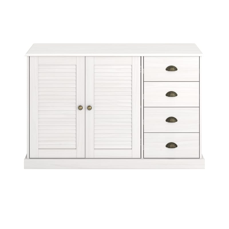 Edith Skänk 125x80 cm - Vit - Förvaring - Förvaringsmöbler - Skänkar & sideboards