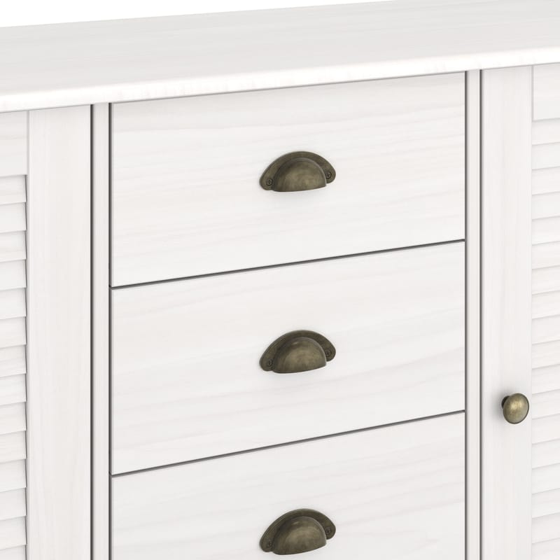 Edith Skänk 166x80 cm - Vit - Förvaring - Förvaringsmöbler - Skänkar & sideboards