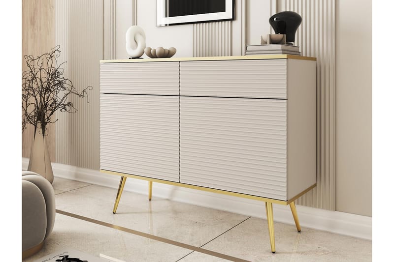 Edson Byrå 107 cm - Beige - Förvaring - Förvaringsmöbler - Byrå