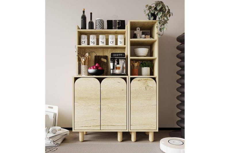 Estra Highboard - Brun - Förvaring - Förvaringsmöbler - Byrå