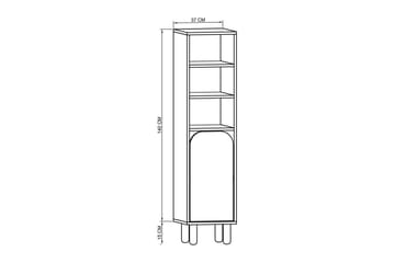 Estra Highboard - Brun/Antracit - Förvaring - Förvaringsmöbler - Byrå