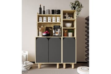 Estra Highboard - Brun/Antracit - Förvaring - Förvaringsmöbler - Byrå