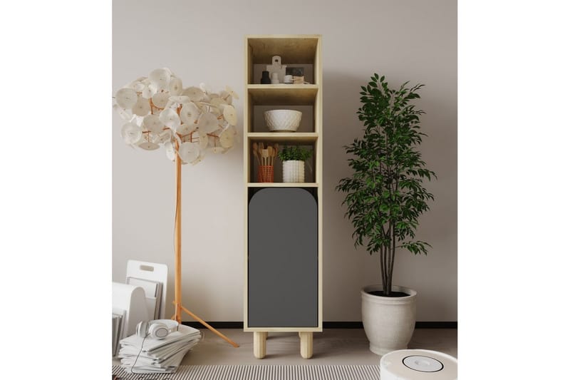 Estra Highboard - Brun/Antracit - Förvaring - Förvaringsmöbler - Byrå