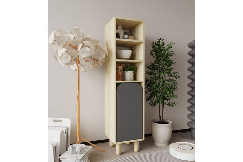 Estra Highboard - Brun/Antracit - Förvaring - Förvaringsmöbler - Byrå