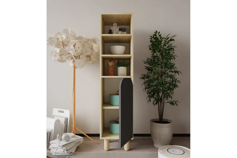 Estra Highboard - Brun/Antracit - Förvaring - Förvaringsmöbler - Byrå