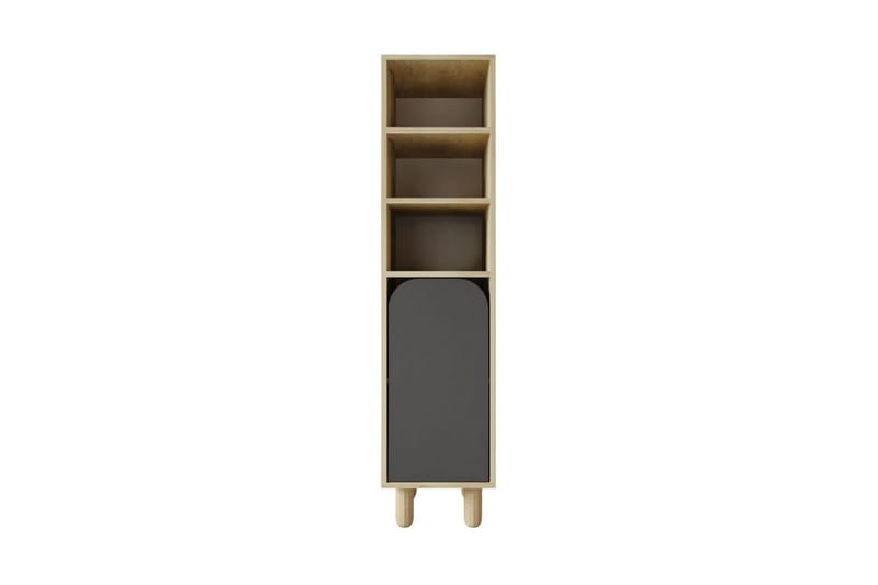 Estra Highboard, Brun/Antracit