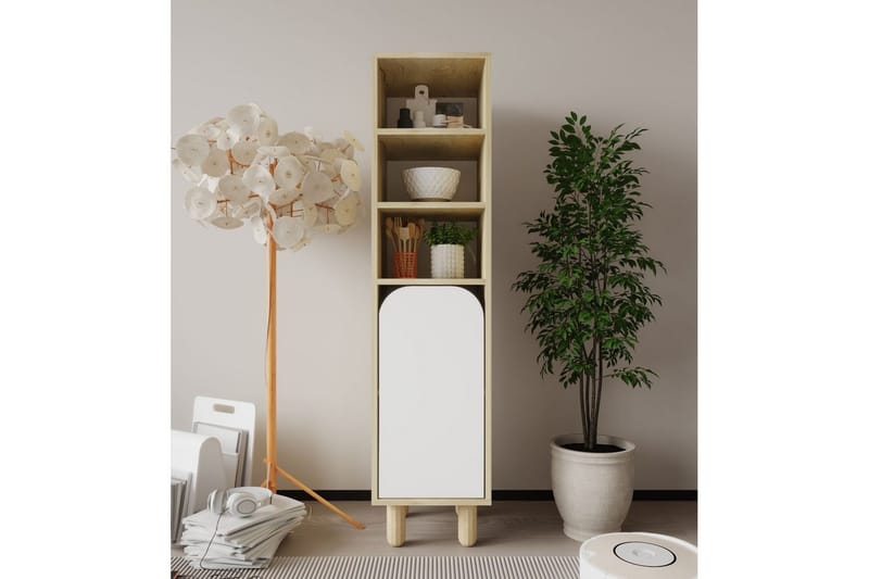 Estra Highboard - Brun/Vit - Förvaring - Förvaringsmöbler - Byrå