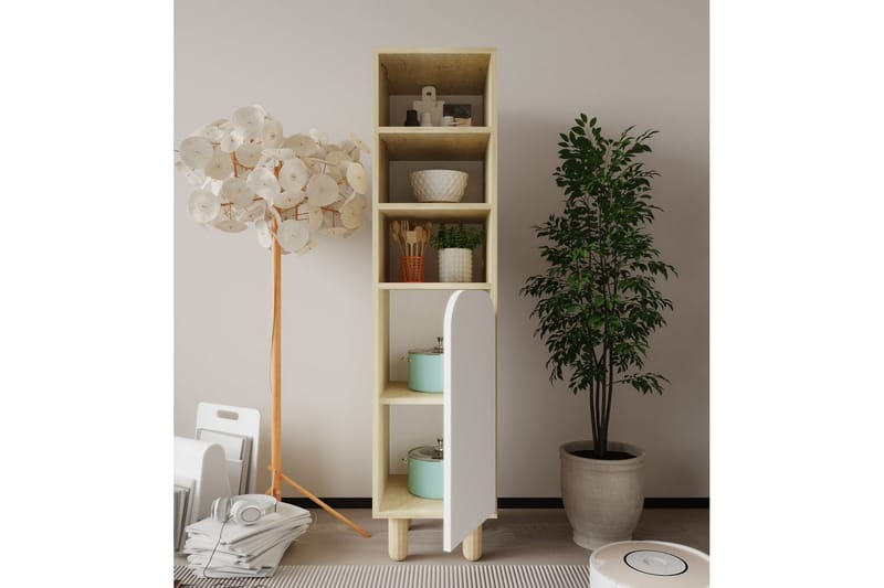 Estra Highboard - Brun/Vit - Förvaring - Förvaringsmöbler - Byrå