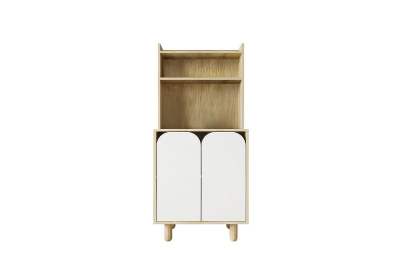 Estra Highboard, Brun/Vit