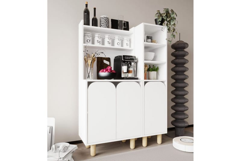 Estra Highboard - Vit - Förvaring - Förvaringsmöbler - Byrå