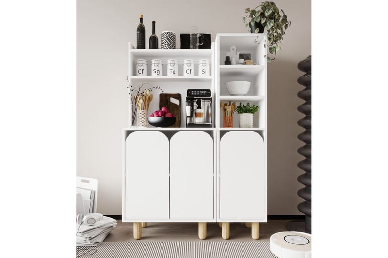 Estra Highboard - Vit - Förvaring - Förvaringsmöbler - Byrå