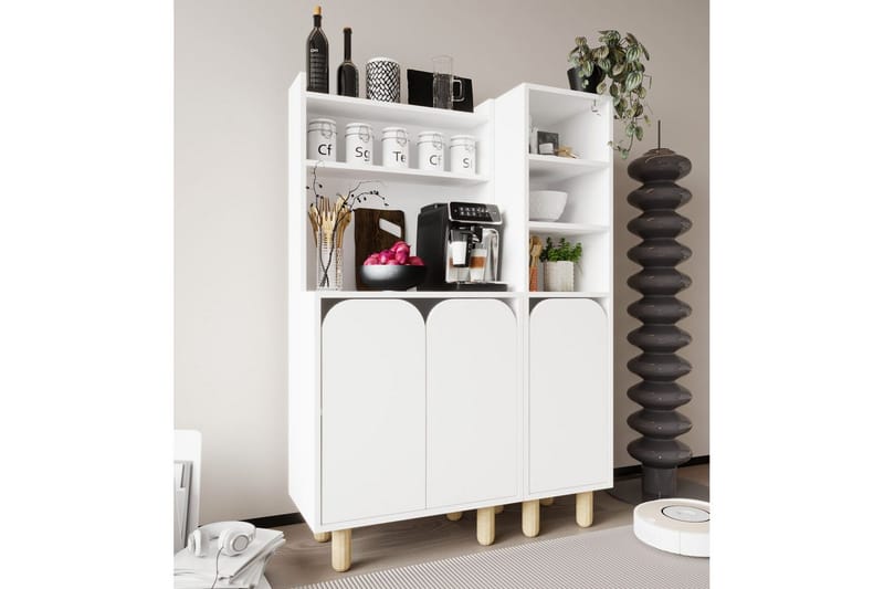 Estra Highboard - Vit - Förvaring - Förvaringsmöbler - Byrå