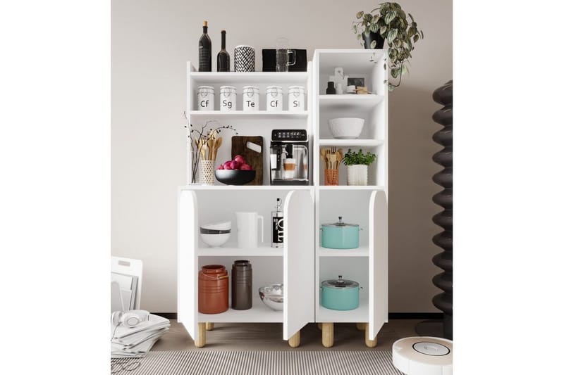 Estra Highboard - Vit - Förvaring - Förvaringsmöbler - Byrå