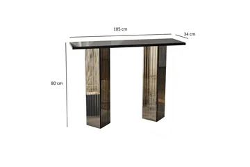 Ezlyn Byrå 105 cm - Brons - Möbler - Vardagsrum - Soffbord & vardagsrumsbord - Avlastningsbord & konsolbord