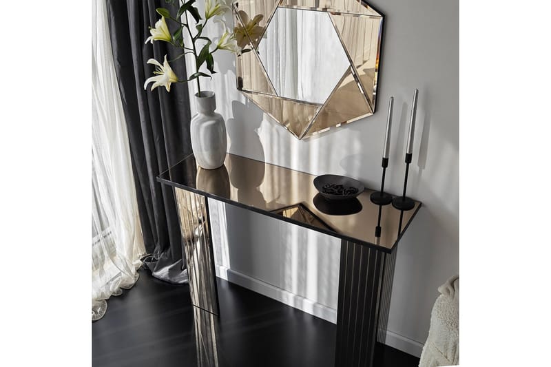 Ezlyn Byrå 105 cm - Brons - Möbler - Vardagsrum - Soffbord & vardagsrumsbord - Avlastningsbord & konsolbord