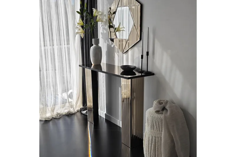 Ezlyn Byrå 105 cm - Brons - Möbler - Vardagsrum - Soffbord & vardagsrumsbord - Avlastningsbord & konsolbord