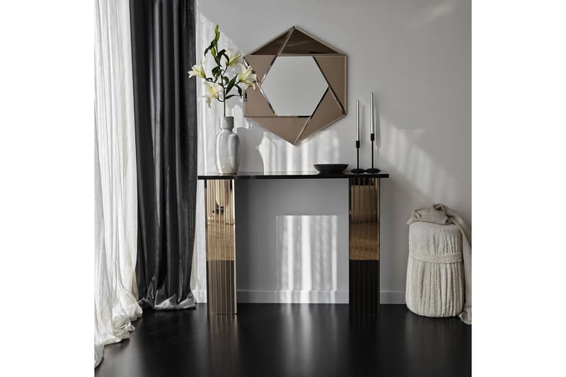 Ezlyn Byrå 105 cm - Brons - Möbler - Vardagsrum - Soffbord & vardagsrumsbord - Avlastningsbord & konsolbord