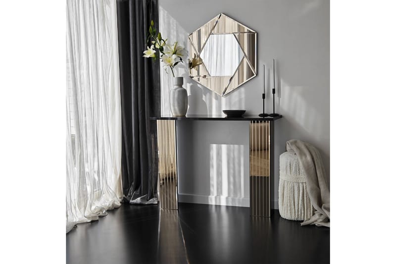 Ezlyn Byrå 105 cm - Brons - Möbler - Vardagsrum - Soffbord & vardagsrumsbord - Avlastningsbord & konsolbord