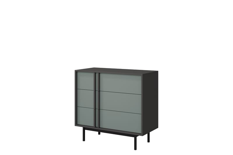 Farshian Skänk 93x43 cm, Grå/Grön