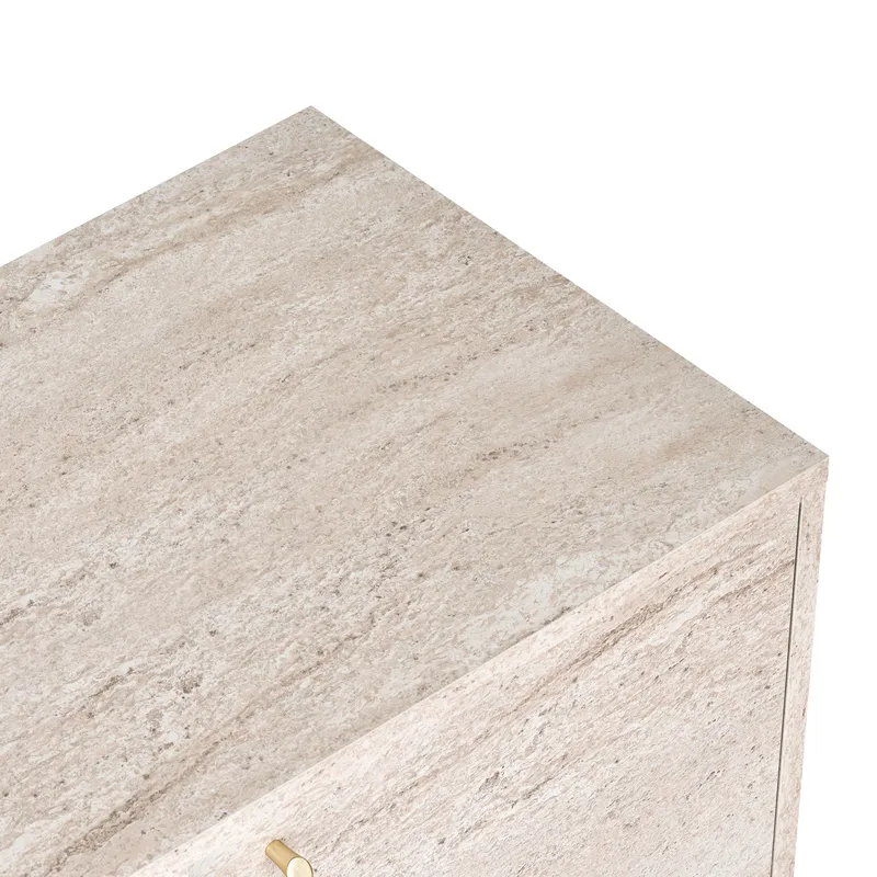 Farvik Konsolbord 180x82x45 cm - Travertin - Förvaring - Förvaringsmöbler - Skänkar & sideboards
