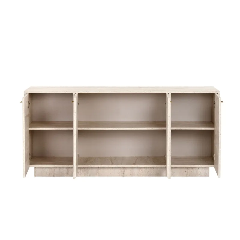 Farvik Konsolbord 180x82x45 cm - Travertin - Förvaring - Förvaringsmöbler - Skänkar & sideboards