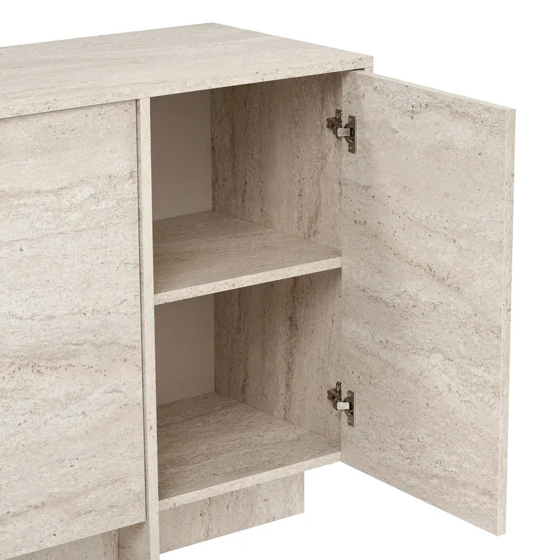 Farvik Konsolbord 180x82x45 cm - Travertin - Förvaring - Förvaringsmöbler - Skänkar & sideboards