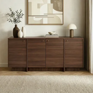 Farvik Konsolbord 180x82x45 cm - Valnöt - Förvaring - Förvaringsmöbler - Skänkar & sideboards
