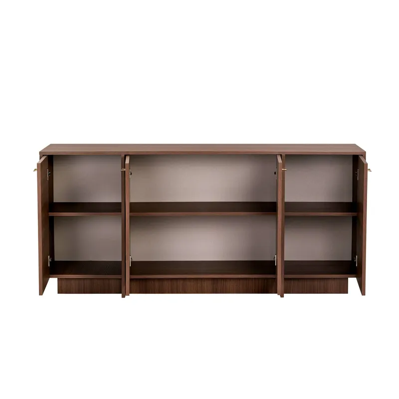 Farvik Konsolbord 180x82x45 cm - Valnöt - Förvaring - Förvaringsmöbler - Skänkar & sideboards