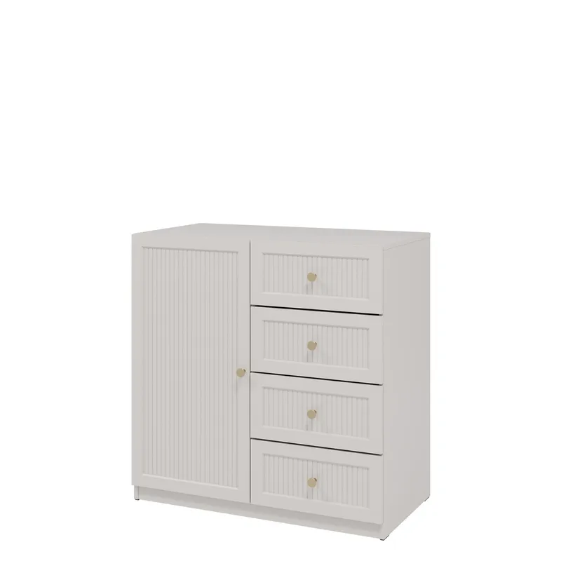 Fayric Byrå 90 cm, Beige