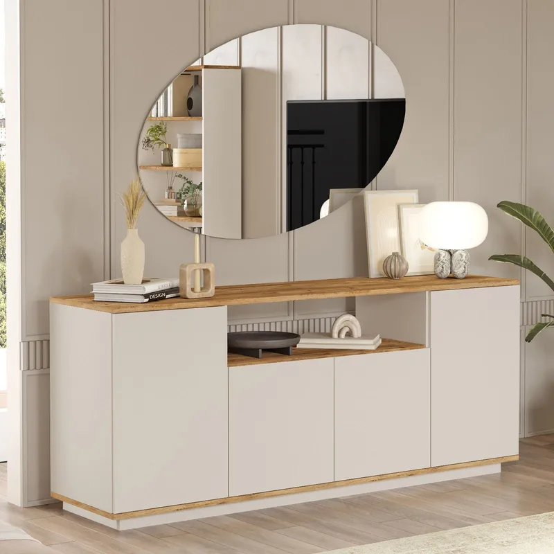 Fenvik Konsolbord 180x75x44,5 cm - Atlantic Pine och Cashmere - Förvaring - Förvaringsmöbler - Skänkar & sideboards