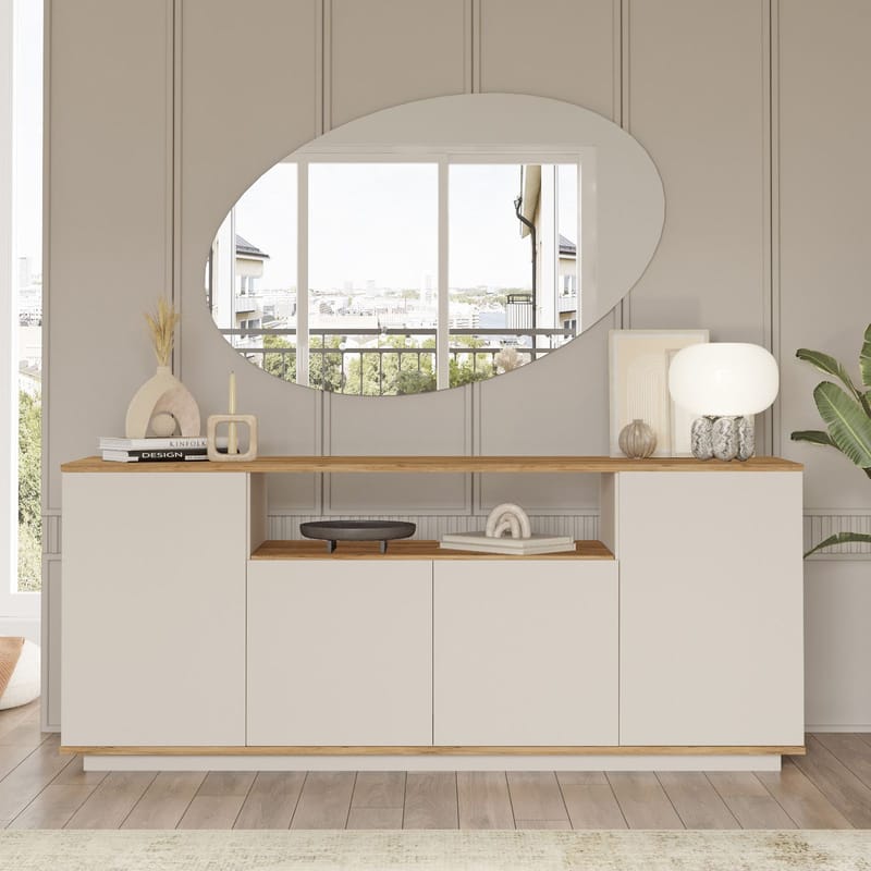 Fenvik Konsolbord 180x75x44,5 cm - Atlantic Pine och Cashmere - Förvaring - Förvaringsmöbler - Skänkar & sideboards