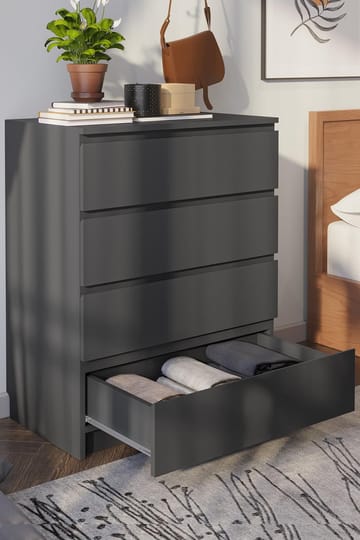 Ferin Byrå 80 cm - Antracit - Förvaring - Förvaringsmöbler - Byrå