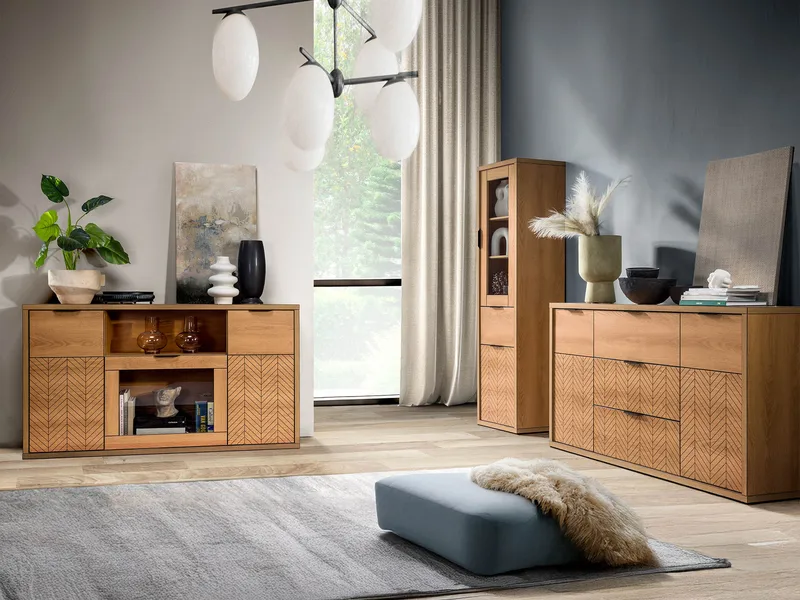 Fonti Möbelpaket Vardagsrum - Brun - Förvaring - Förvaringsmöbler - Skänkar & sideboards