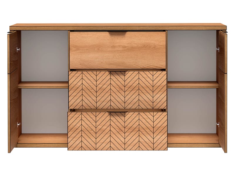 Fonti Rektangulär Skänk 158 cm i Trä - Brun - Förvaring - Förvaringsmöbler - Skänkar & sideboards