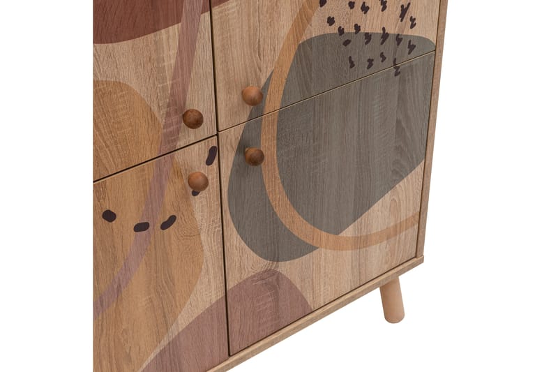 FORM Highboard 95x111 cm Brun - Byrå